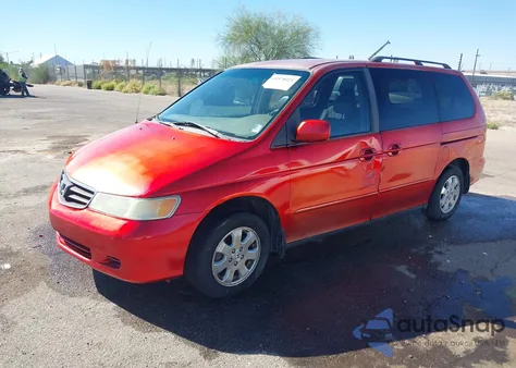2004 Honda Odyssey Ex-L z USA, uszkodzony, nr VIN 5FNRL18044B068446